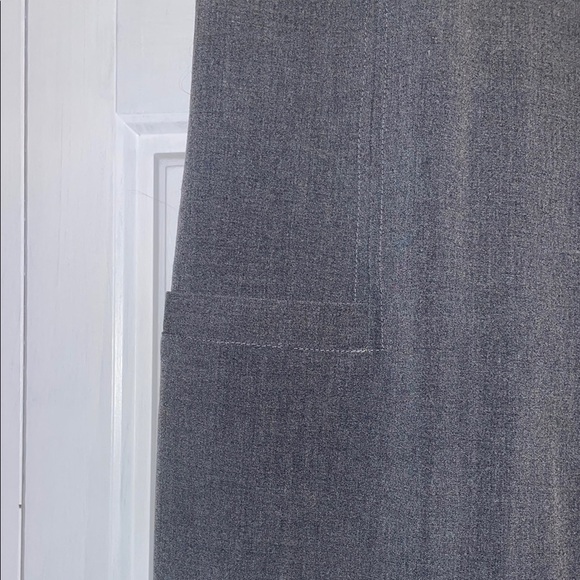 Apostrophe Gray Sheath Dress. - Picture 5 of 8